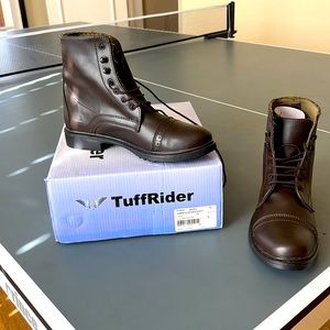 Starter Laced Paddock Boot, Mocha Ladies size 7